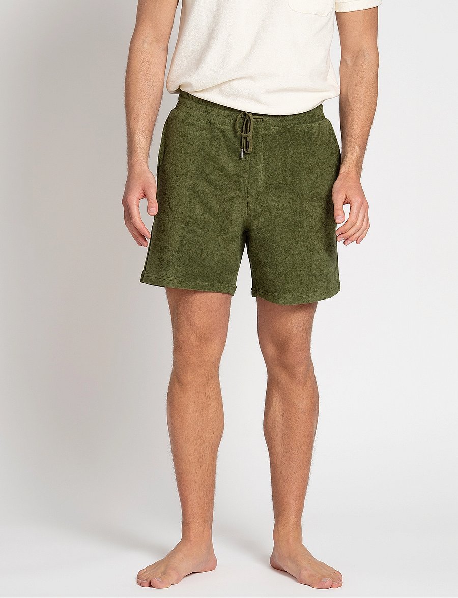 The Resort Co. - Terry Shorts Cypress Green - cypress green - 3