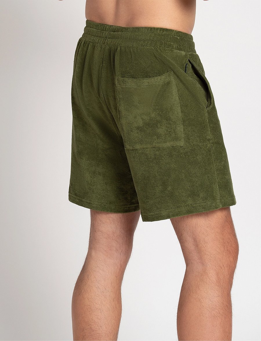 The Resort Co. - Terry Shorts Cypress Green - cypress green - 5