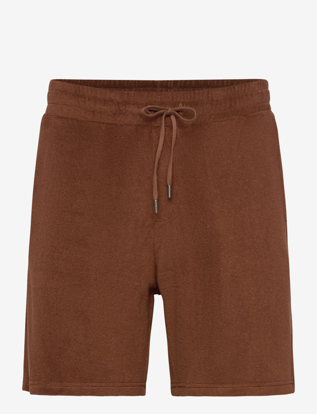 The Resort Co. - Terry Shorts Brown - sweatshorts - brown - 0