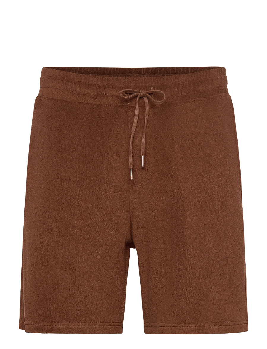 The Resort Co. - Terry Shorts Brown - lühikesed dressipüksid - brown - 0