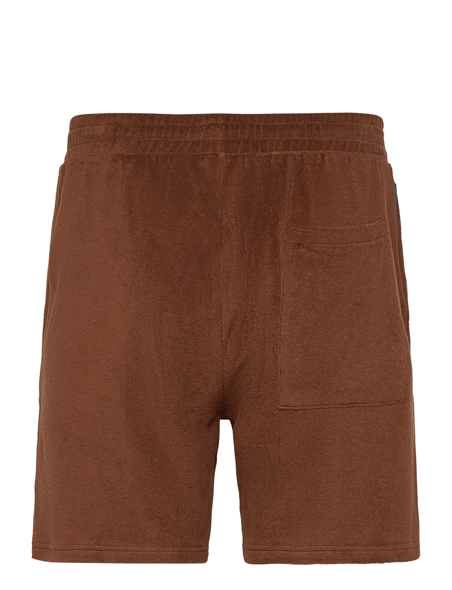 The Resort Co. - Terry Shorts Brown - lühikesed dressipüksid - brown - 1