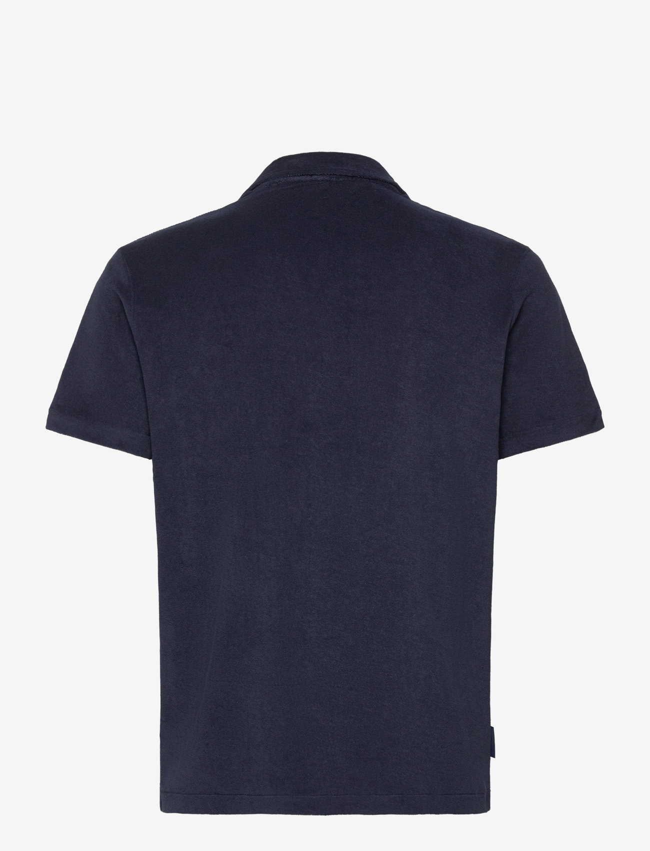 The Resort Co. - Terry Resort Shirt Navy - short-sleeved shirts - navy - 1