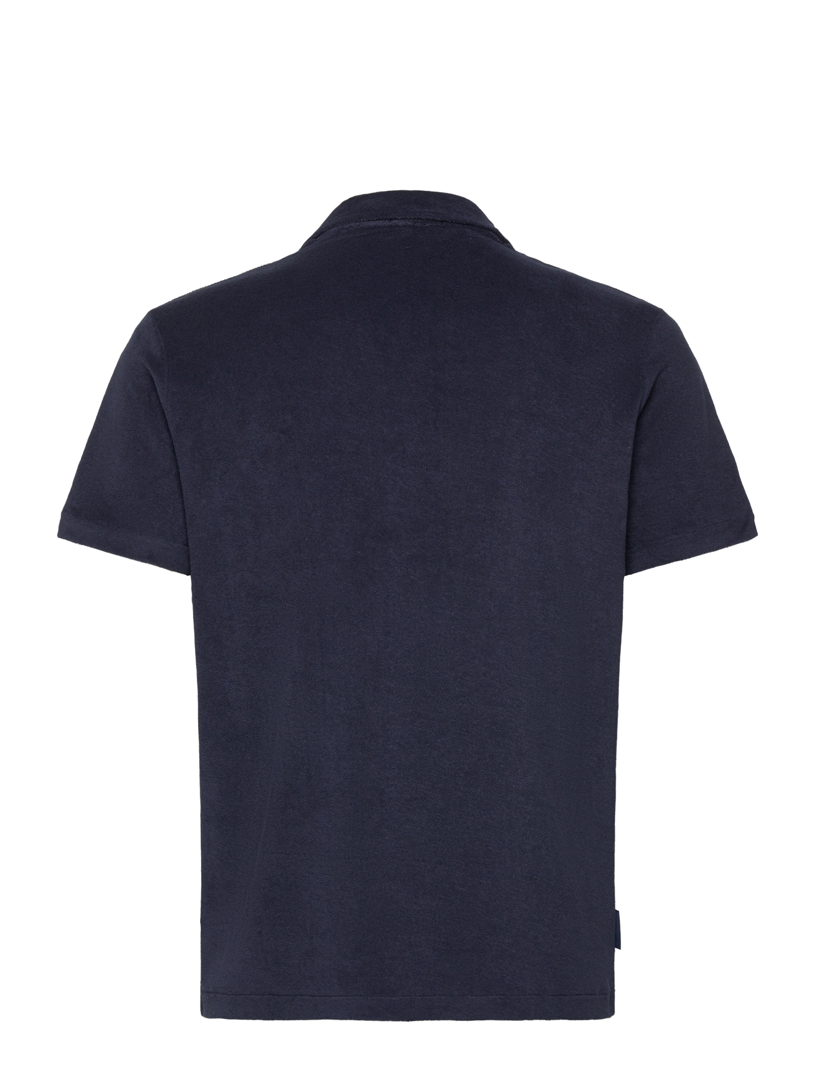 The Resort Co. - Terry Resort Shirt Navy - lühikeste varrukatega särgid - navy - 1