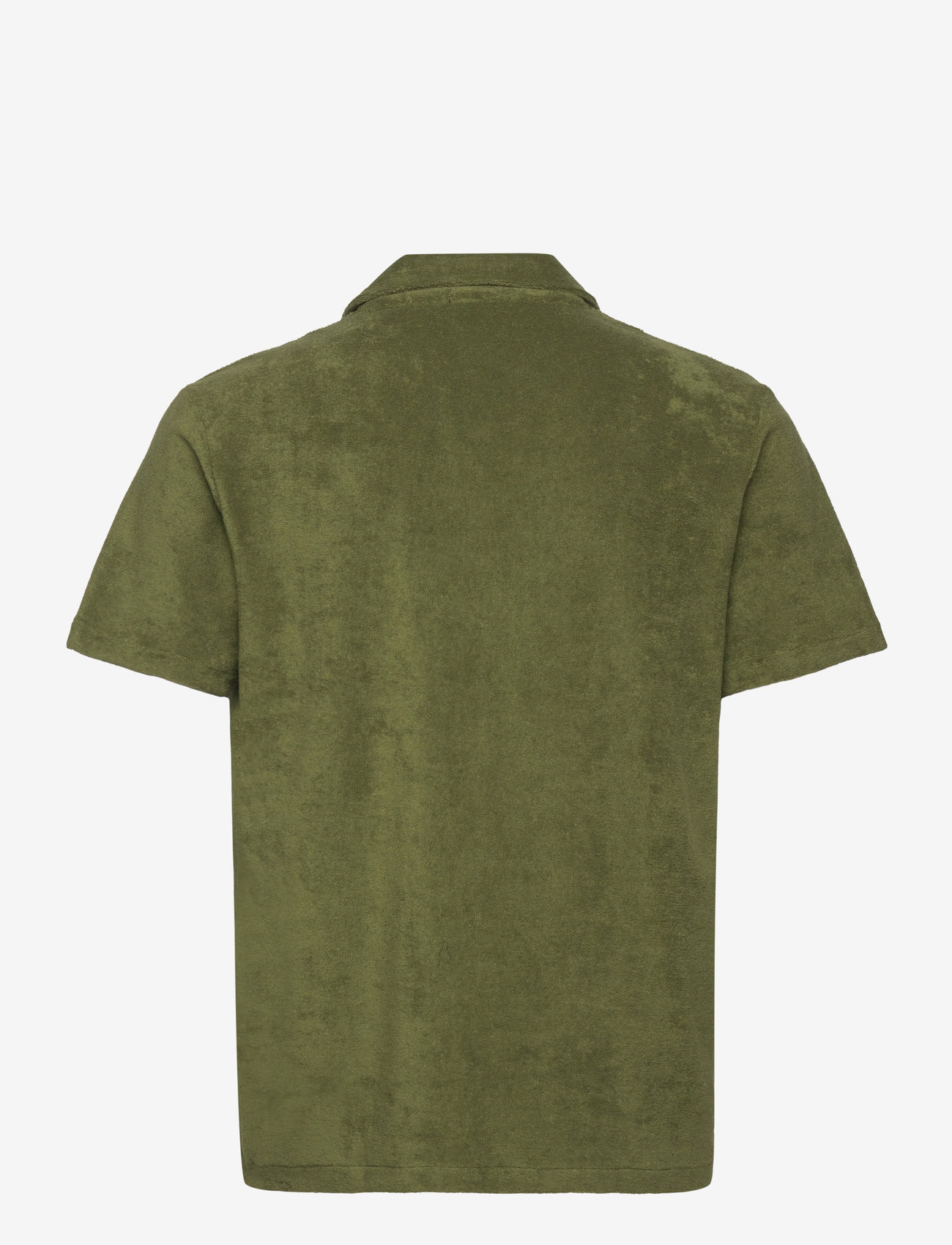 The Resort Co. - Terry Resort Shirt Cypress Green - kurzarmhemden - cypress green - 2