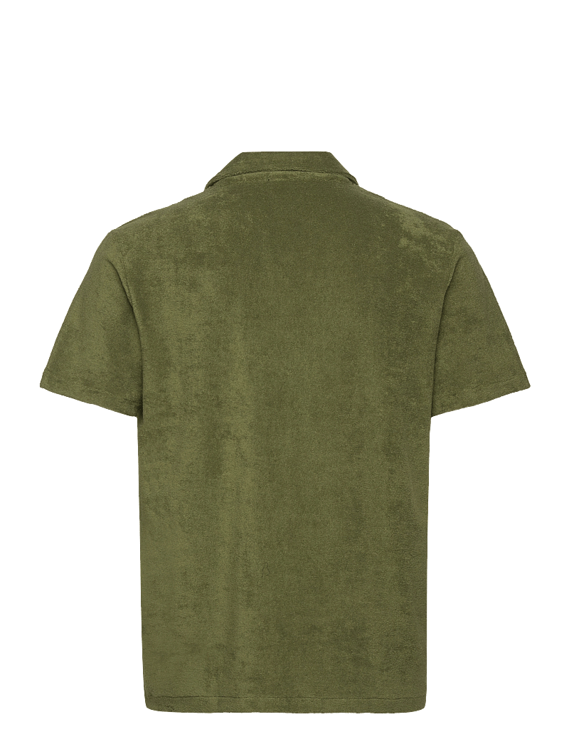 The Resort Co. - Terry Resort Shirt Cypress Green - kurzarmhemden - cypress green - 2