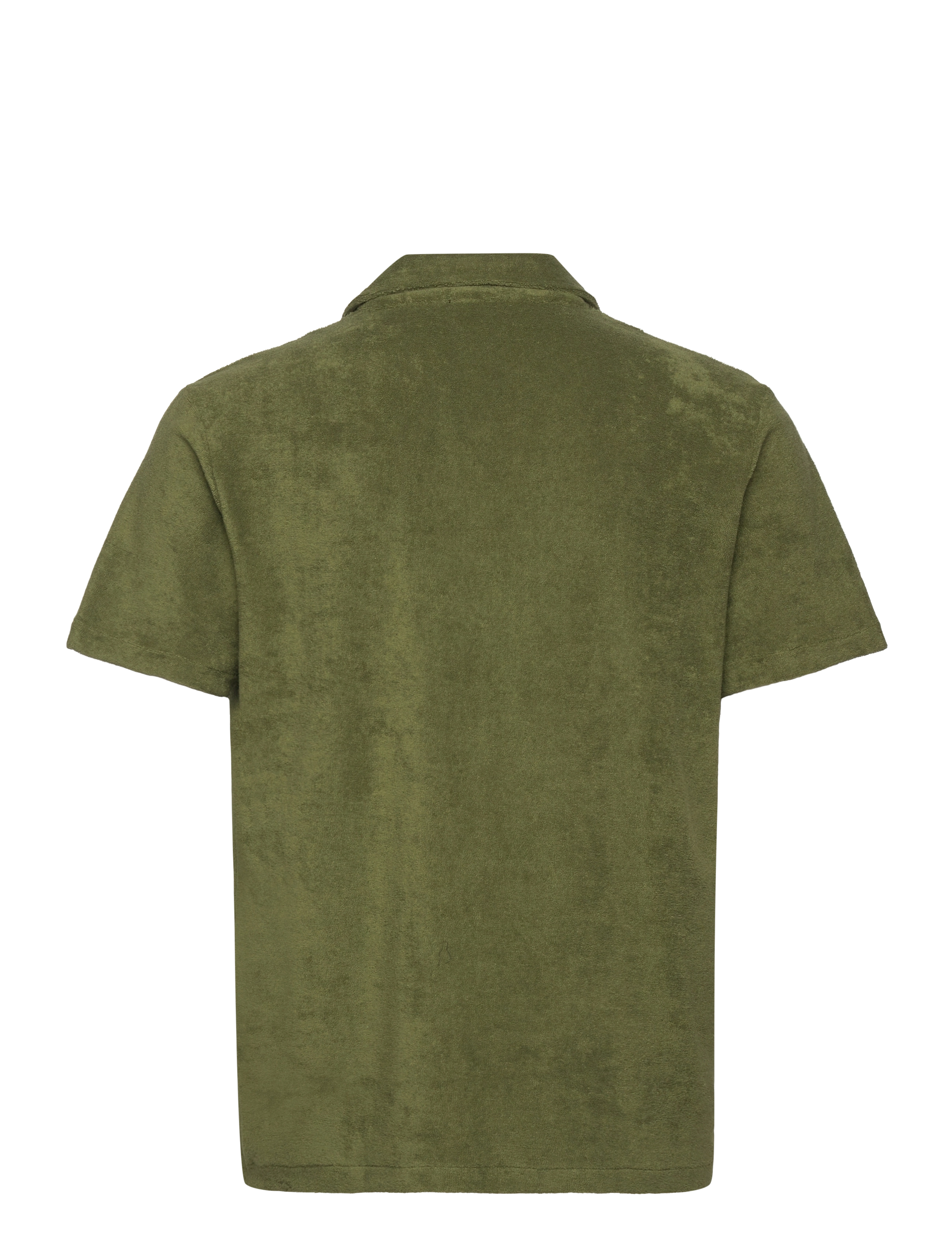 The Resort Co. - Terry Resort Shirt Cypress Green - kurzarmhemden - cypress green - 2