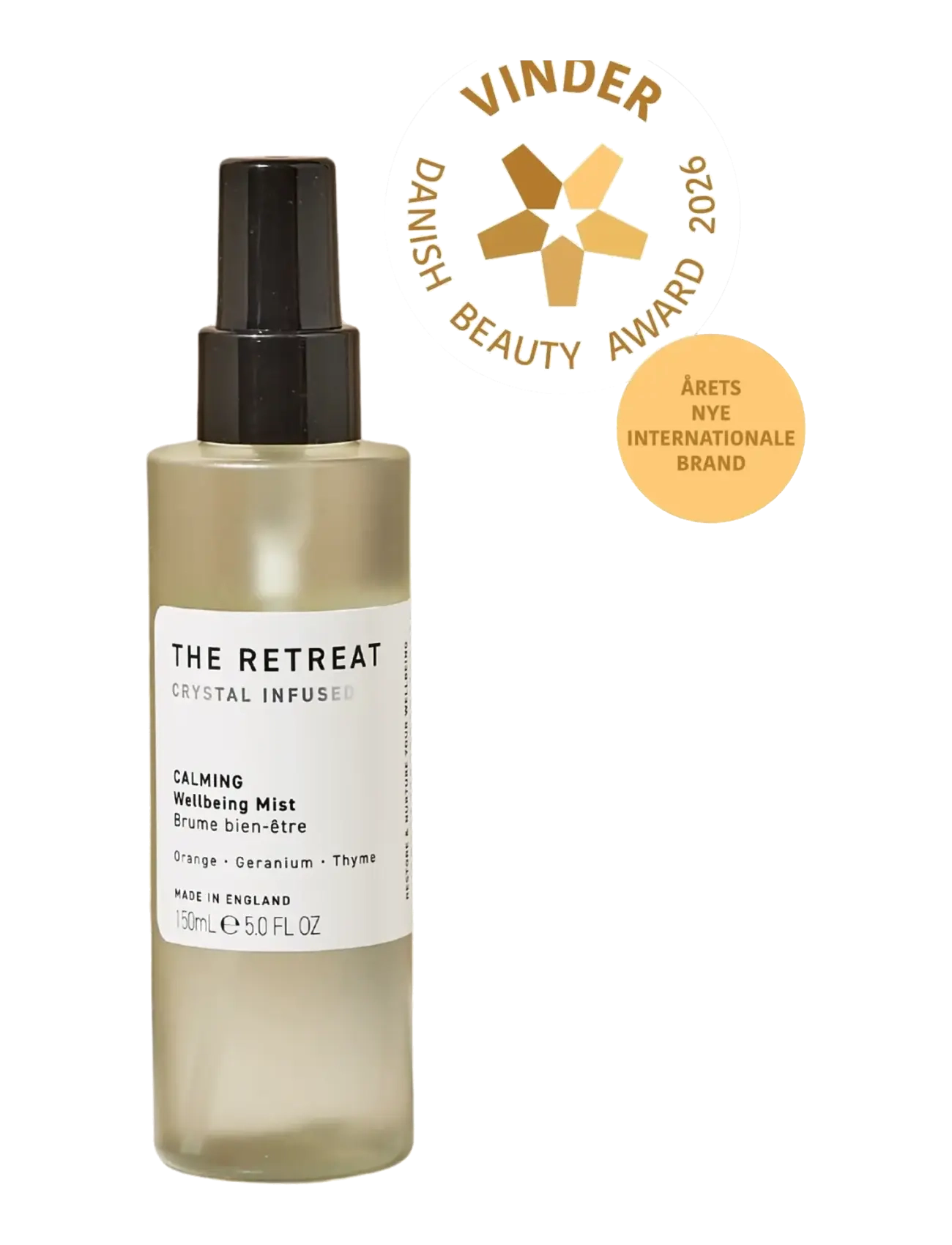 The Retreat The Retreat CALMING Wellbeing Mist - Nyheder - 1017 / clear