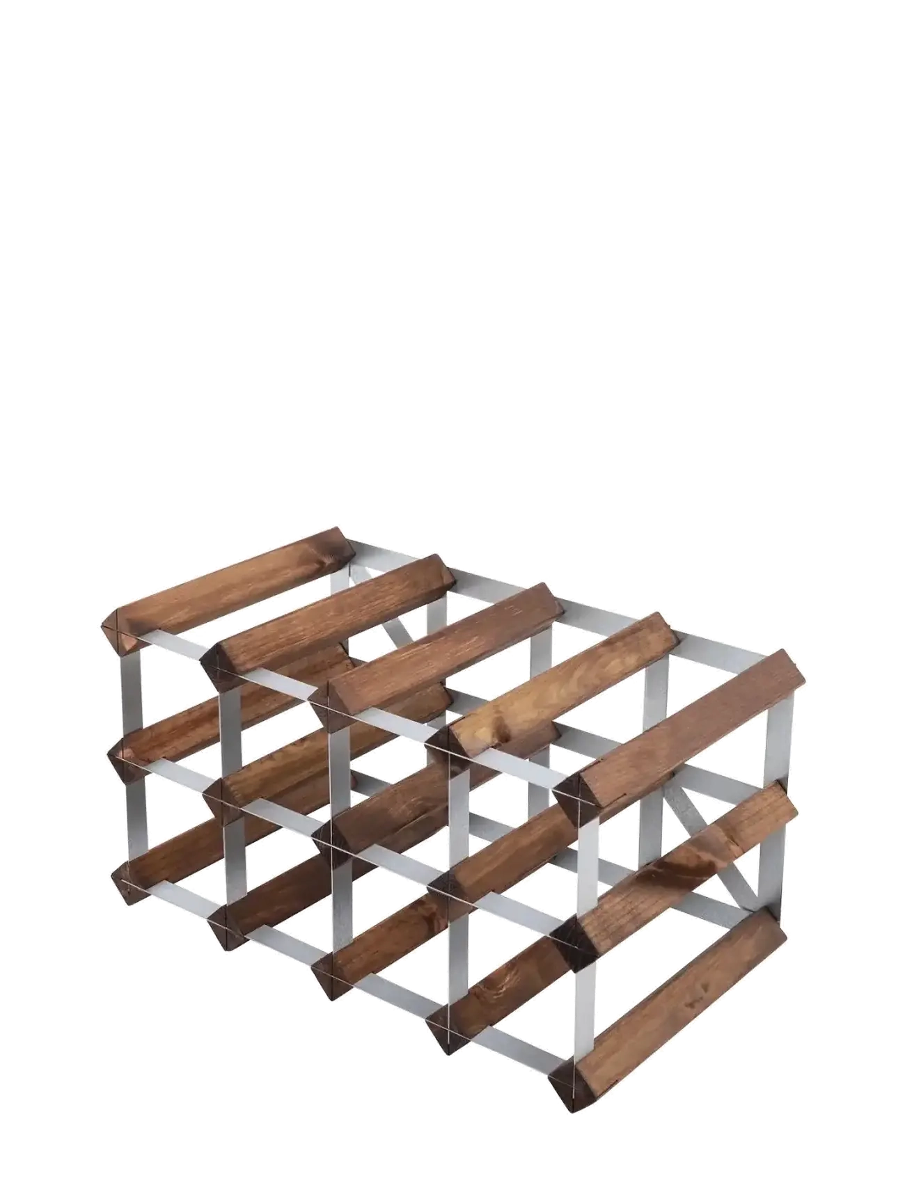 The Swedish Wine Rack Factory - 12 Bottle Self Assembly Kit Dark Wood - regale und verwahrung - dark wood - 4