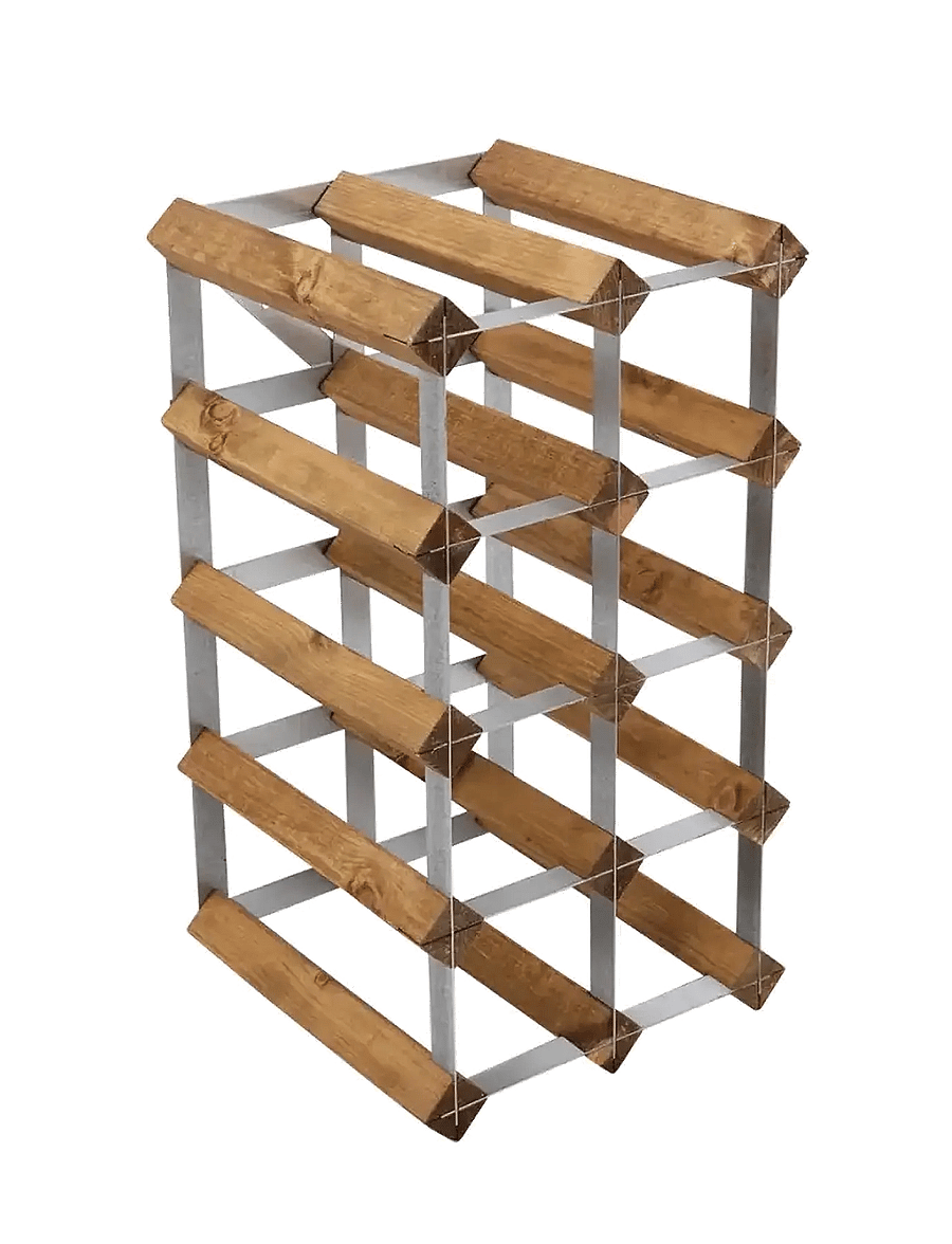 The Swedish Wine Rack Factory - 12 Bottle Self Assembly Kit Light Wood - regale und verwahrung - light wood - 3
