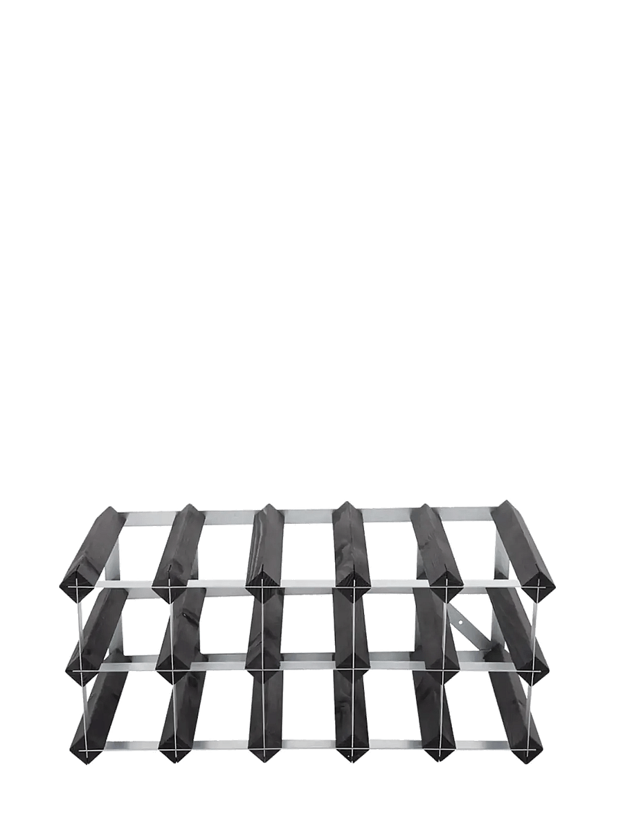 The Swedish Wine Rack Factory - 15 Bottle Self Assembly Kit Black Ash - osta hinna alusel - black ash - 1