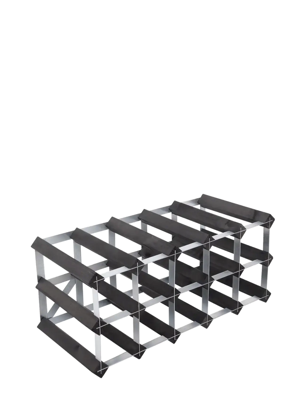 The Swedish Wine Rack Factory - 15 Bottle Self Assembly Kit Black Ash - hyllor - black ash - 5