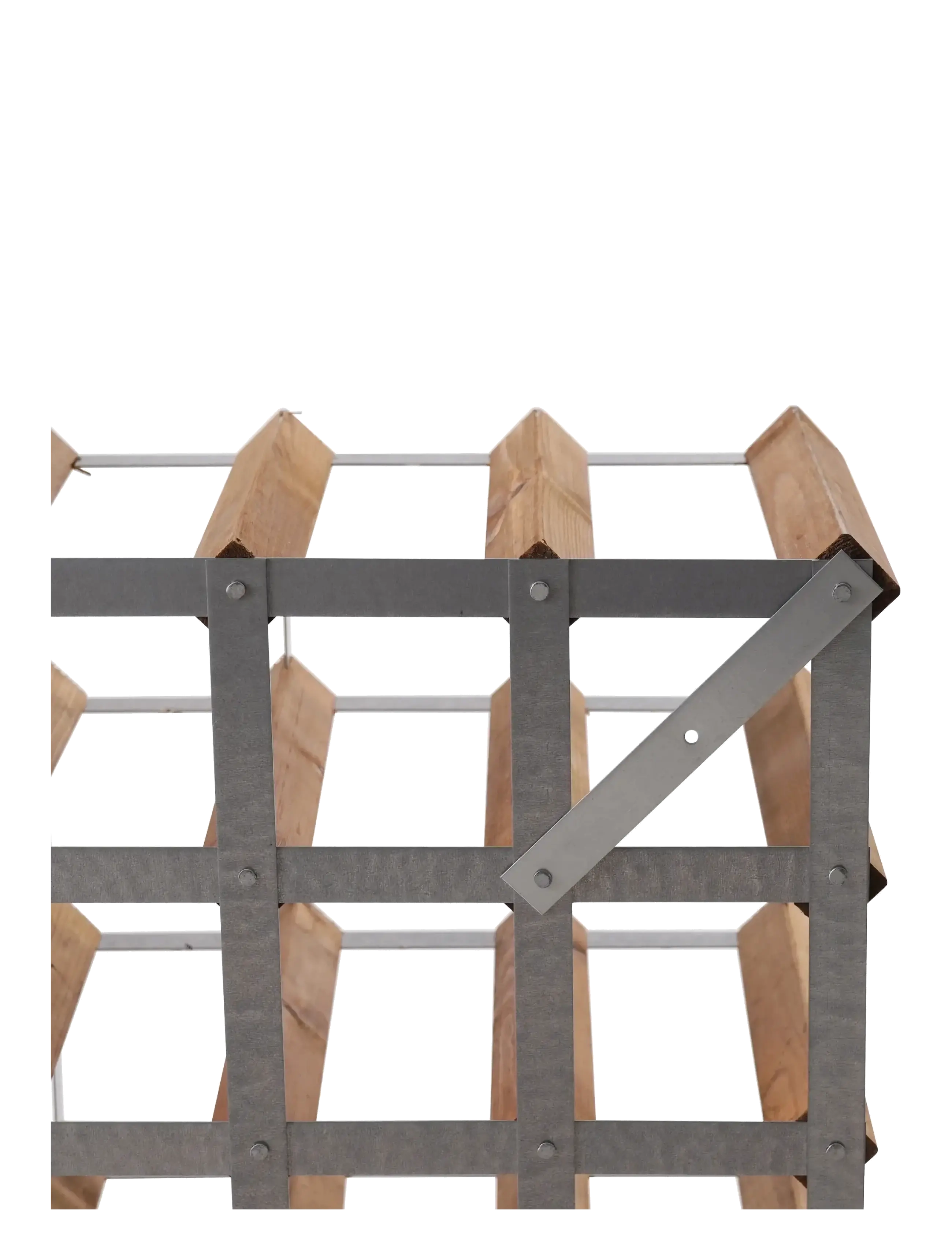 The Swedish Wine Rack Factory - 30 Bottle Self Assembly Kit Light Wood - hyllor - light wood - 3
