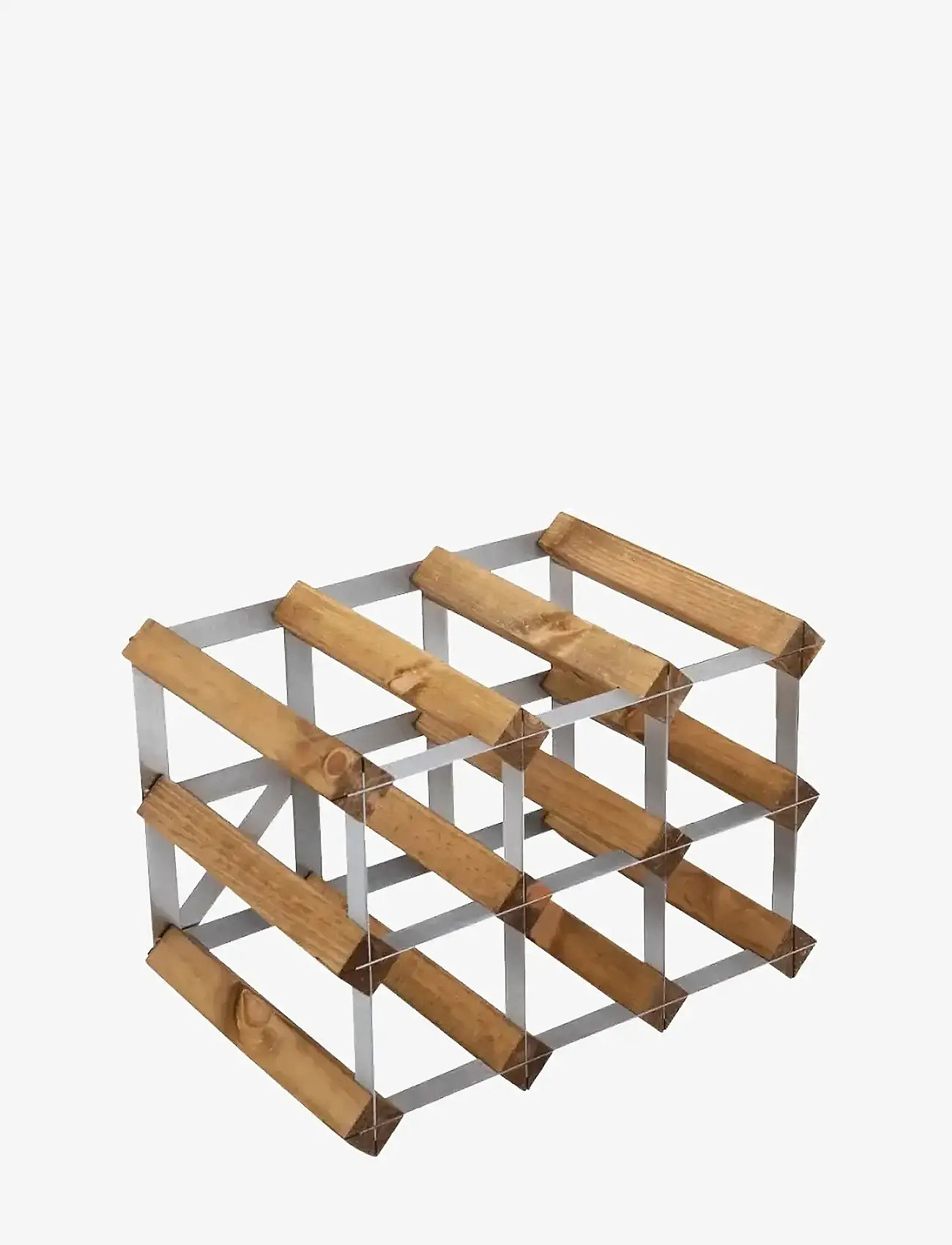 The Swedish Wine Rack Factory - 9 Bottle Winerack Assembled Light Wood - regale und verwahrung - light wood - 1