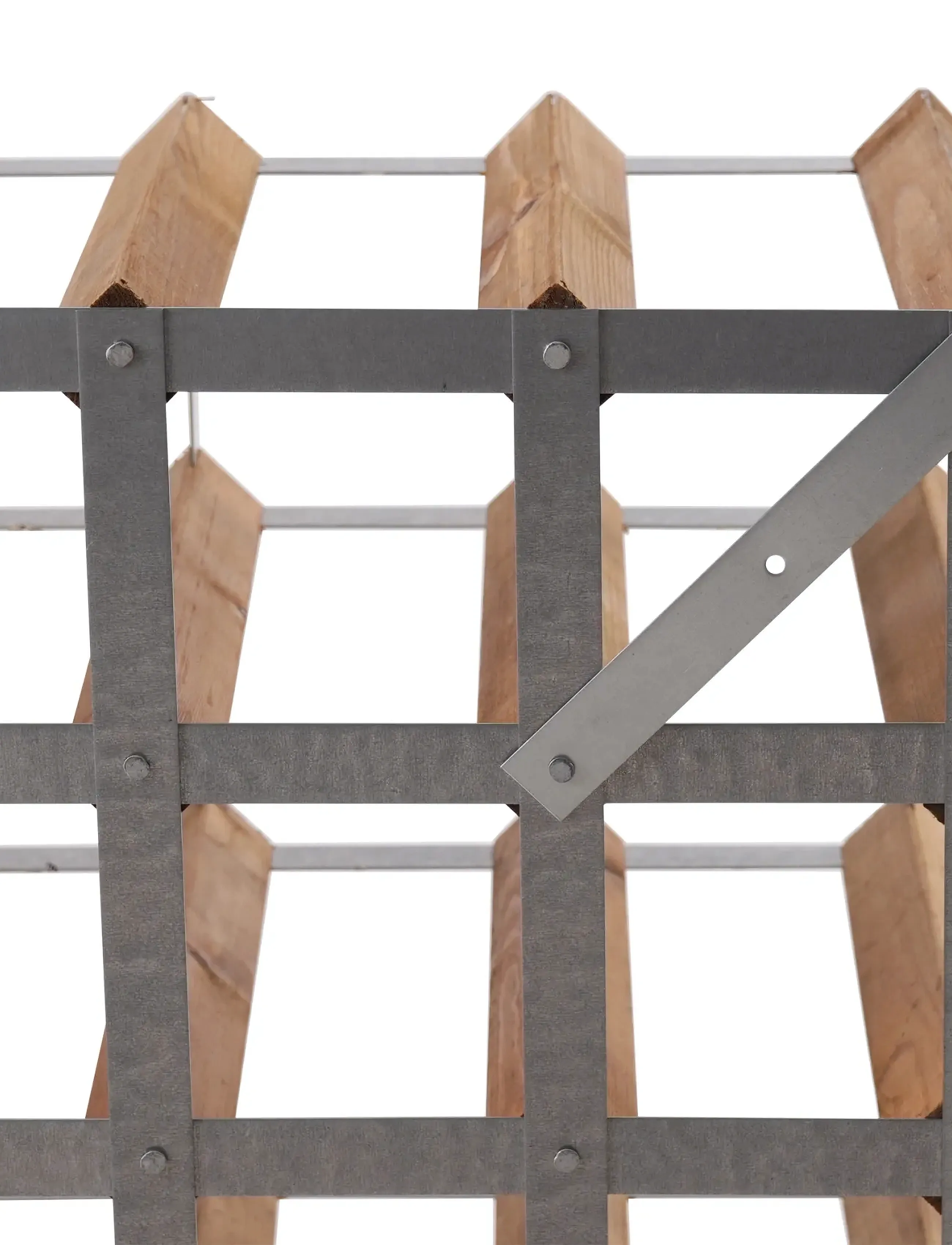 The Swedish Wine Rack Factory - 9 Bottle Winerack Assembled Light Wood - glabāšana un plaukti - light wood - 2