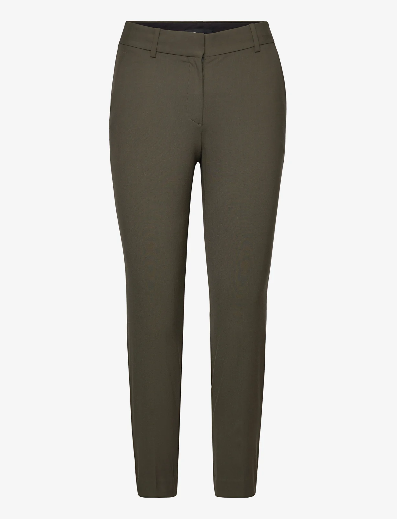Theory - TREECA 2.TRACEABLE W - tailored trousers - dark olive - 0