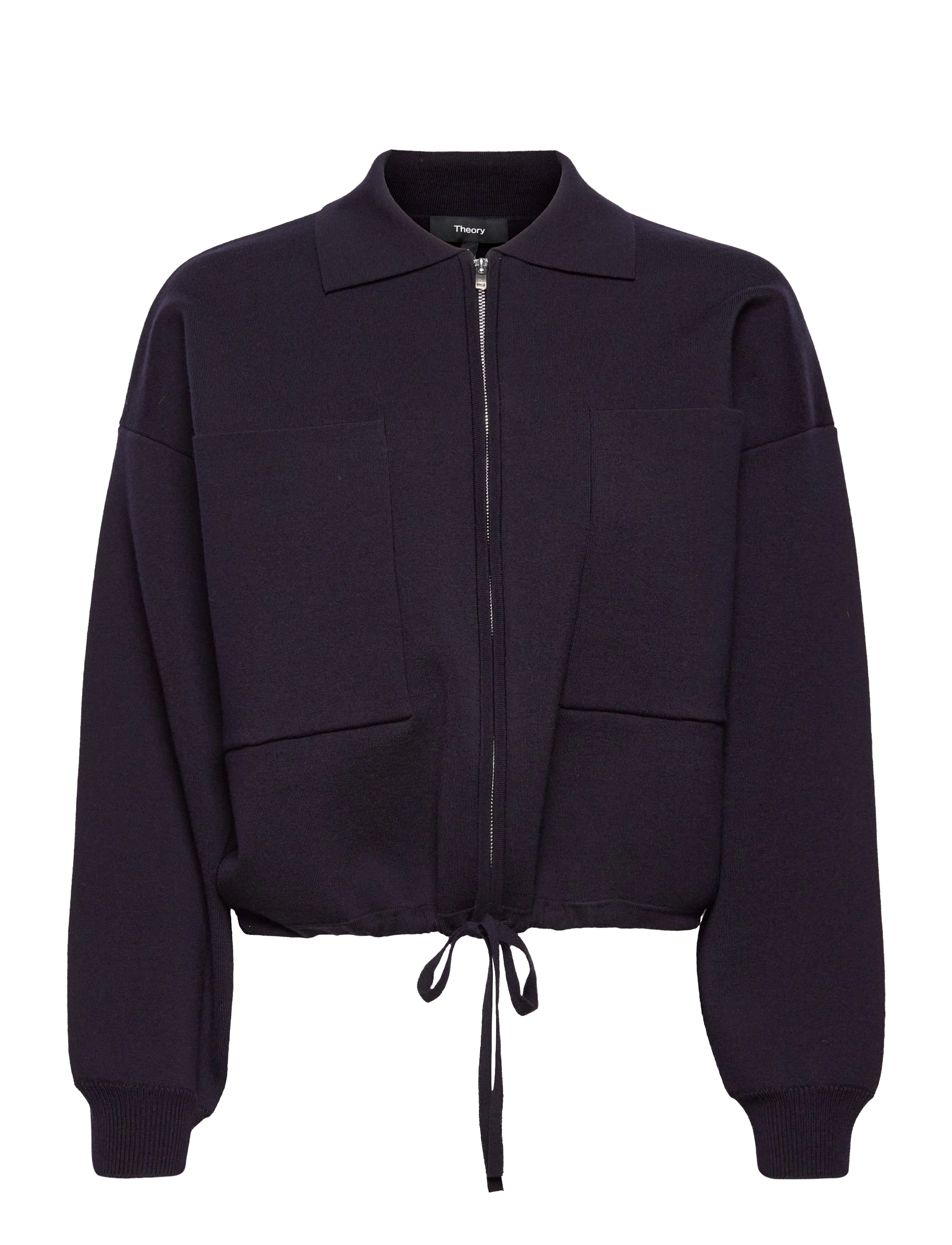 Theory - CROPPED ZIP UP.EMPIR - inkwell - 1
