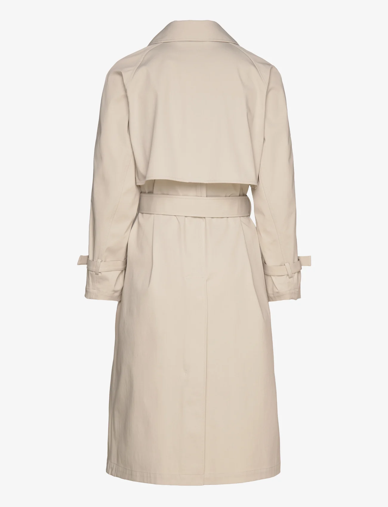 Theory - DBL BR TRENCH.SLEEK - sand - 1