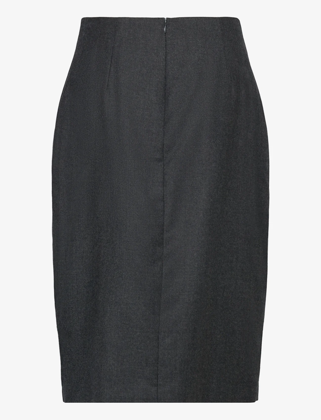 Theory - HW SIDE SLIT SK.SLEE - pencil skirts - new charcoal - 1