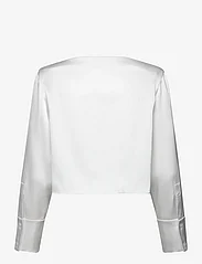 Theory - CL BOATNK VOL SH.BAS - long-sleeved blouses - ivory - 1