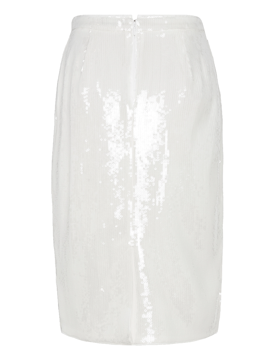 Theory - KL SLIM FIT SK.FLUID - midinederdele - white - 1