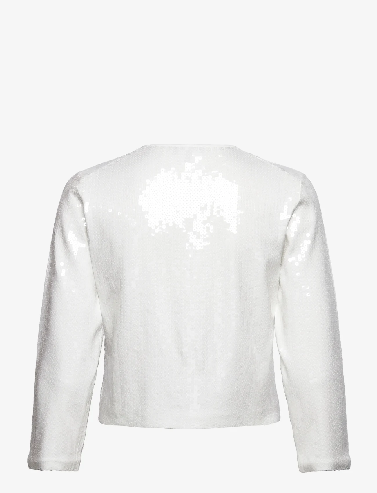 Theory - SEQUIN CARDIGAN.COMP - cardigans - white - 1