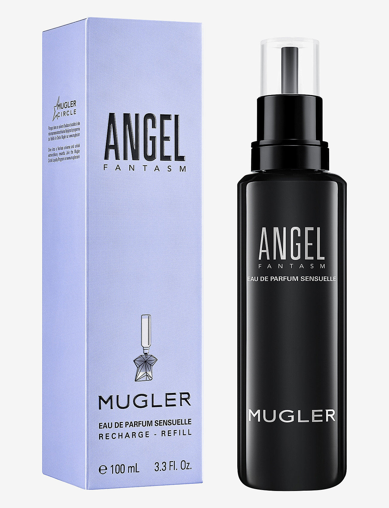 Mugler - MUGLER Angel fantasm Eau de parfum refill 100 ML - till henne  - clear - 1