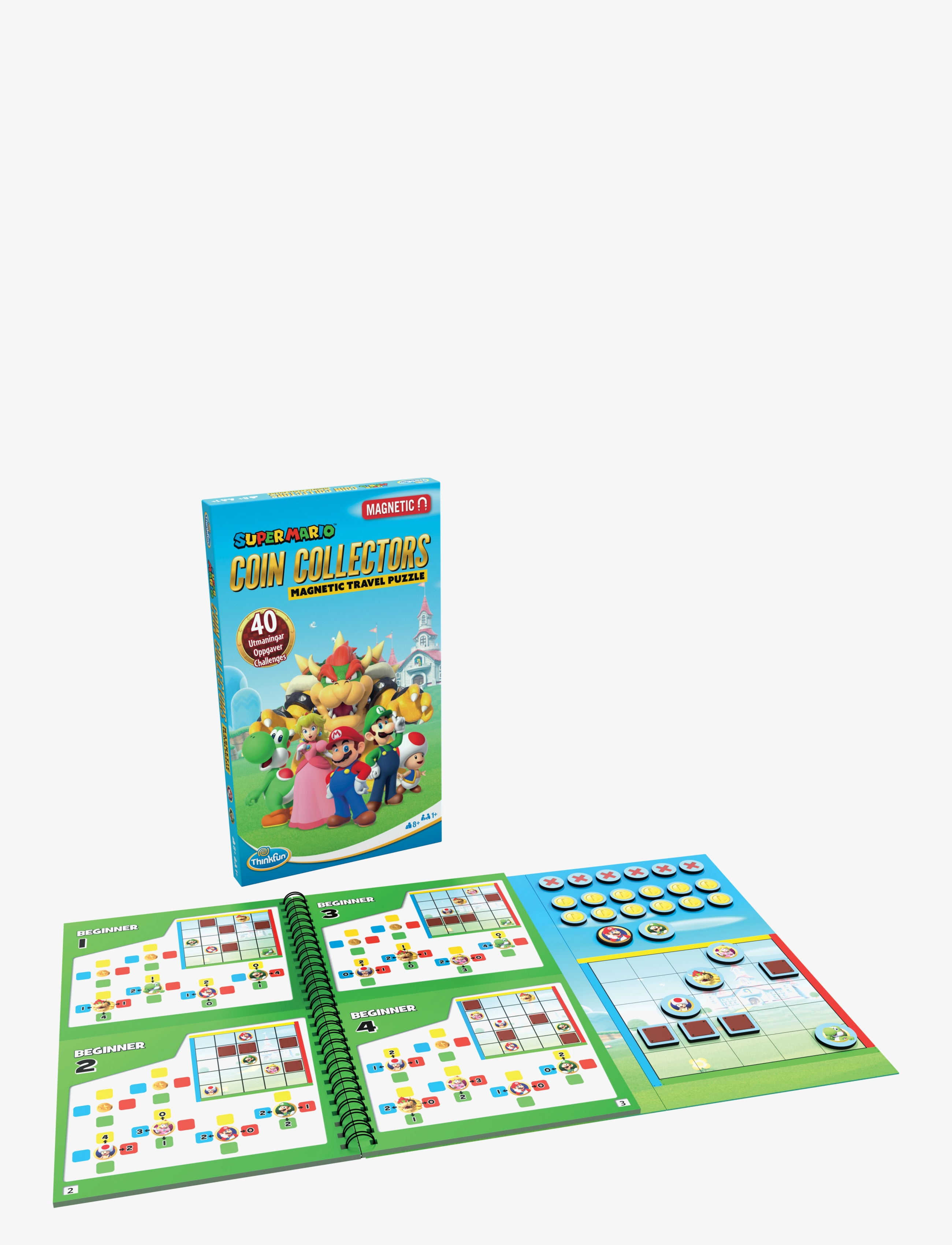 ThinkFun Super Mario Travel Game - Legetøj - MULTI COLOURED / multi