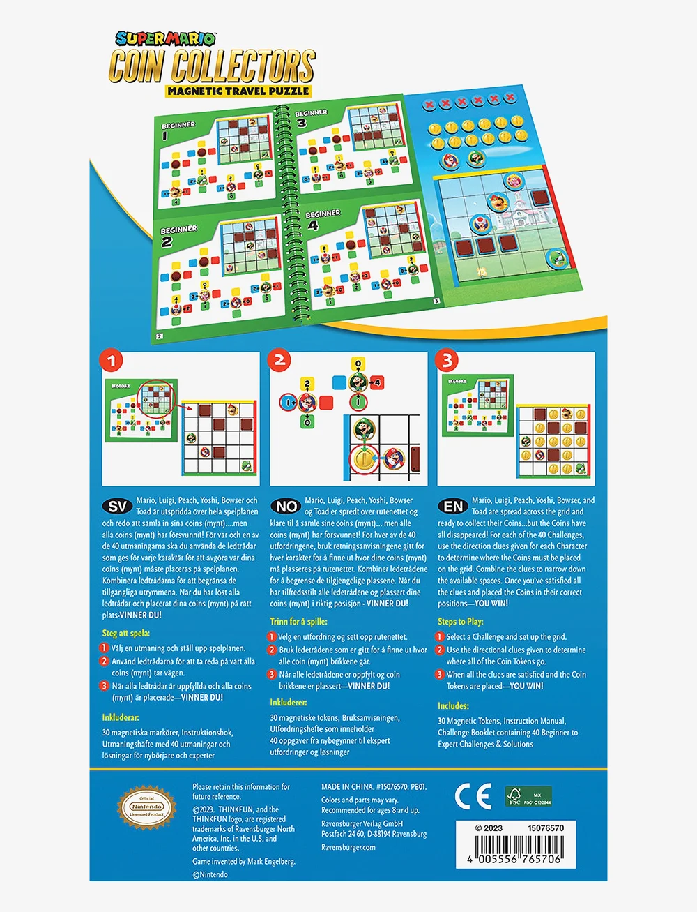 ThinkFun - Super Mario Travel Game - brettspiele - multi coloured - 3