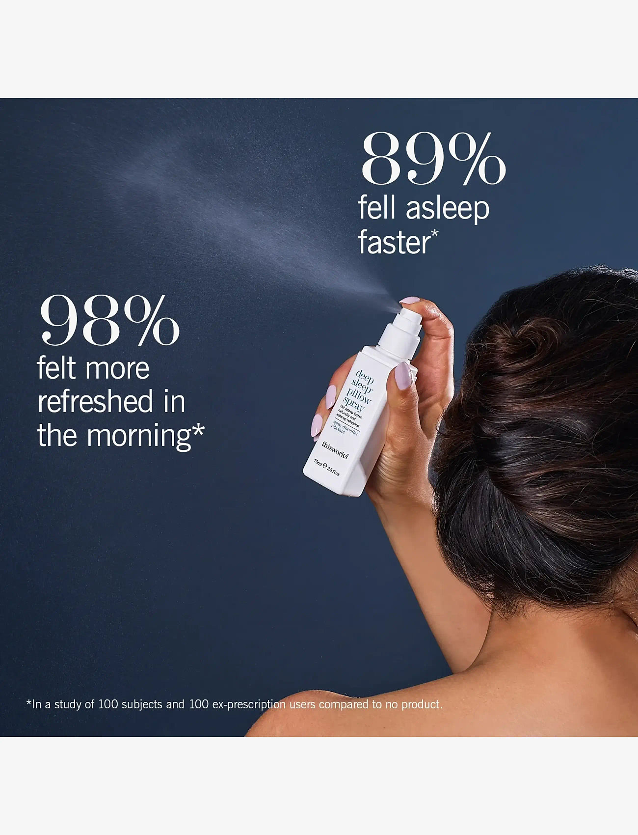 ThisWorks - deep sleep pillow spray 75ml - tuoksusuihke - clear - 2