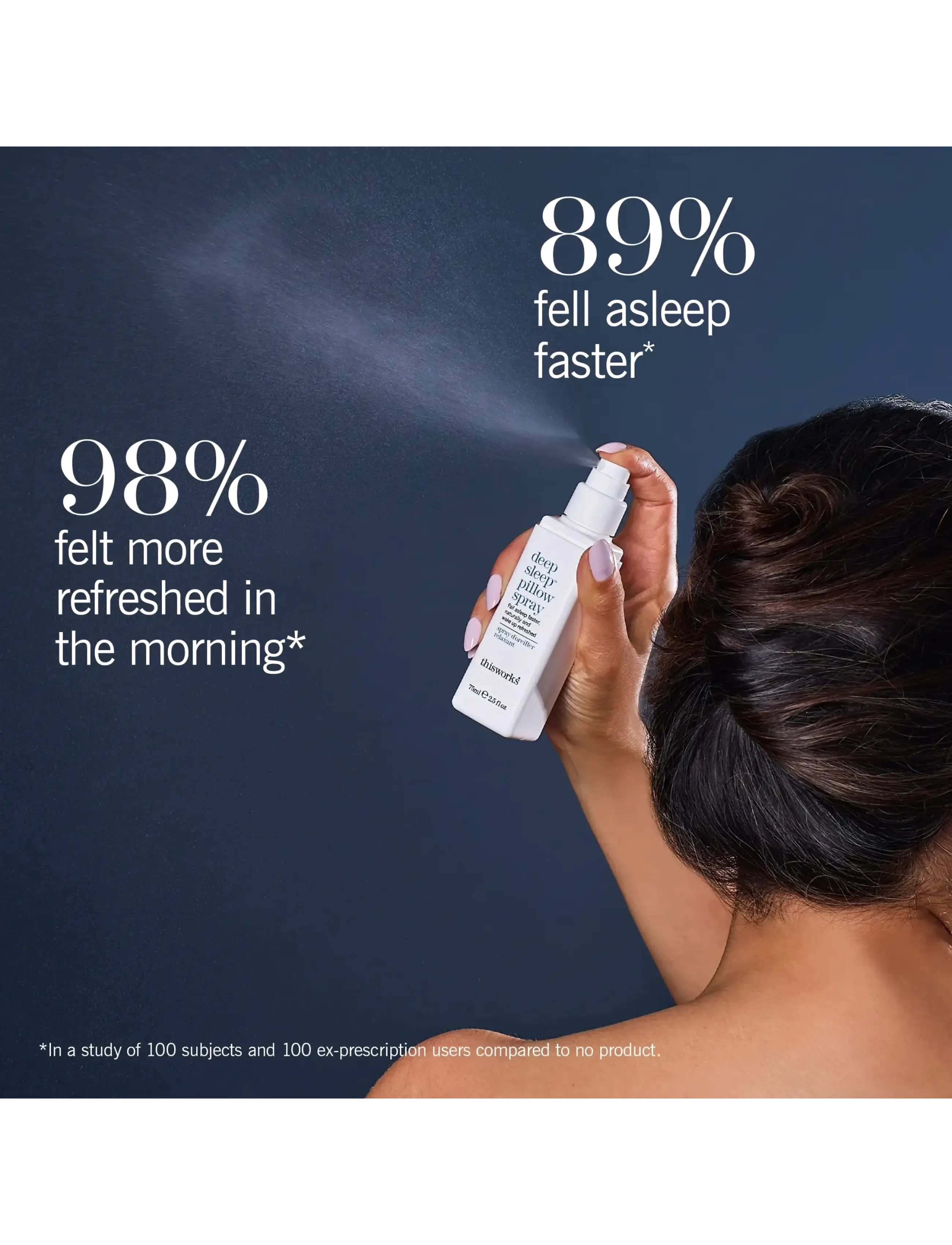 ThisWorks - deep sleep pillow spray 75ml - doftspray - clear - 2