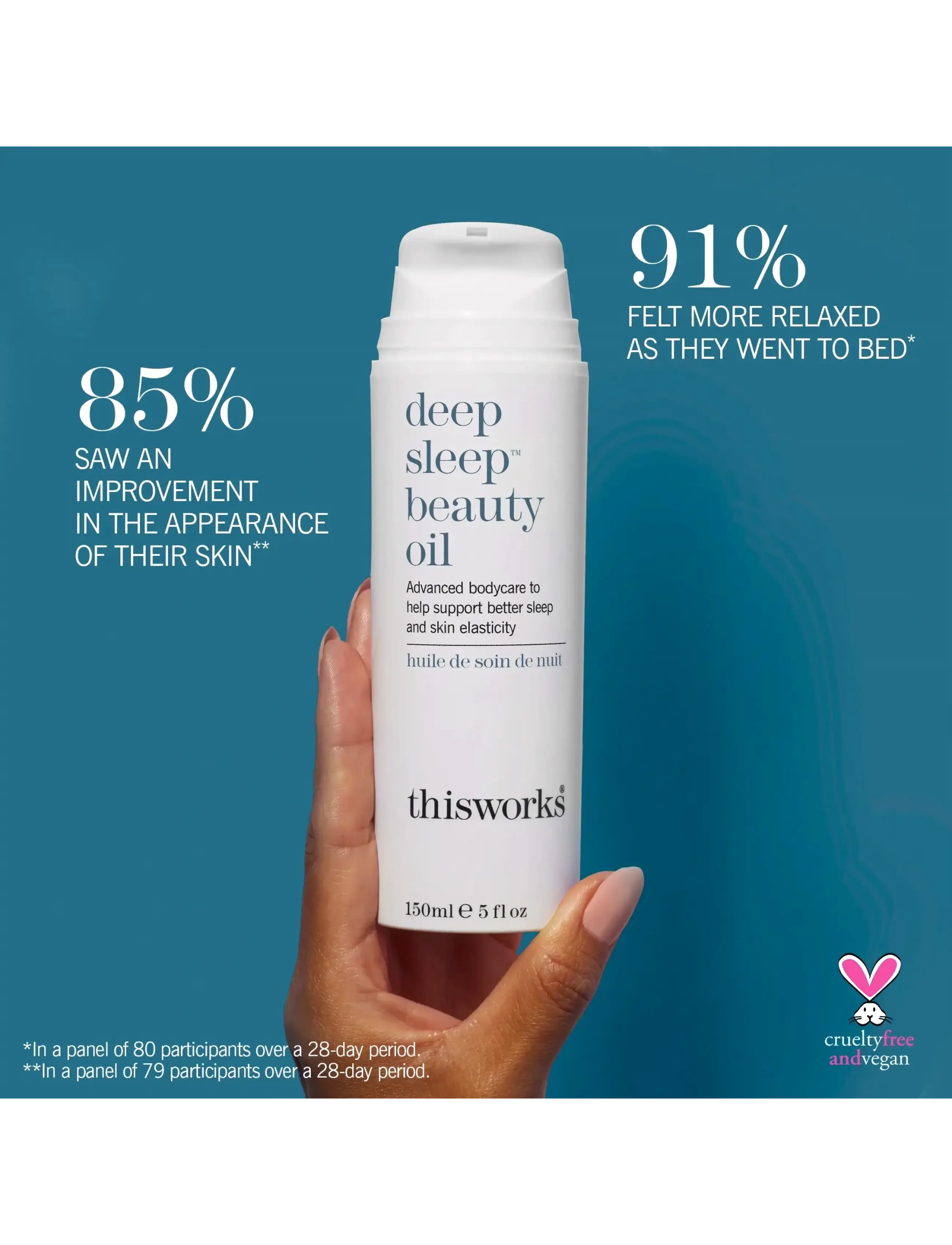 ThisWorks - deep sleep beauty oil 150ml - kroppsolja - clear - 2