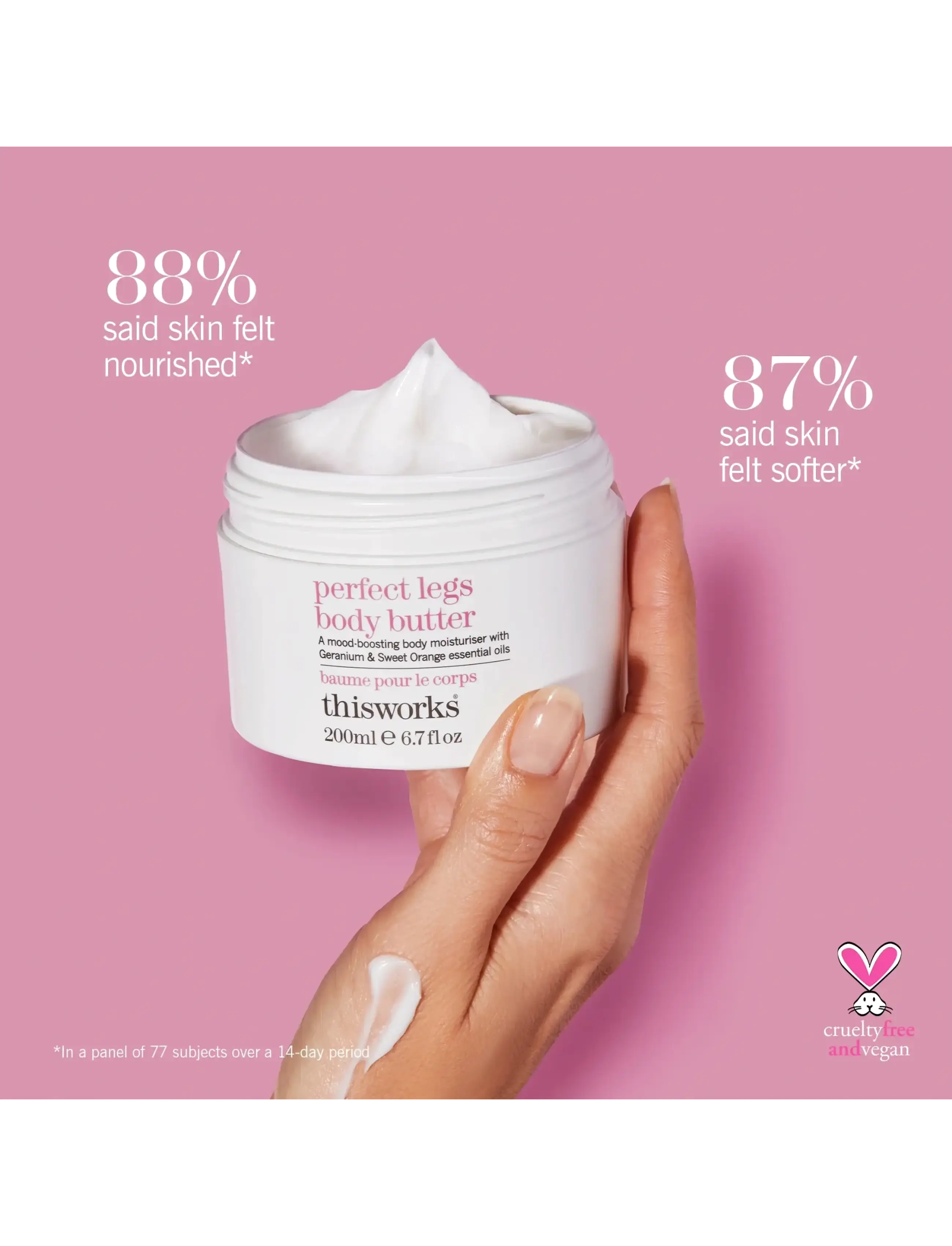 ThisWorks - perfect legs body butter 200ml - lotion & creme - clear - 2