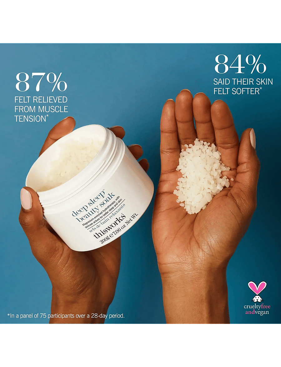 ThisWorks - deep sleep beauty soak 200ml - kreemid - clear - 2