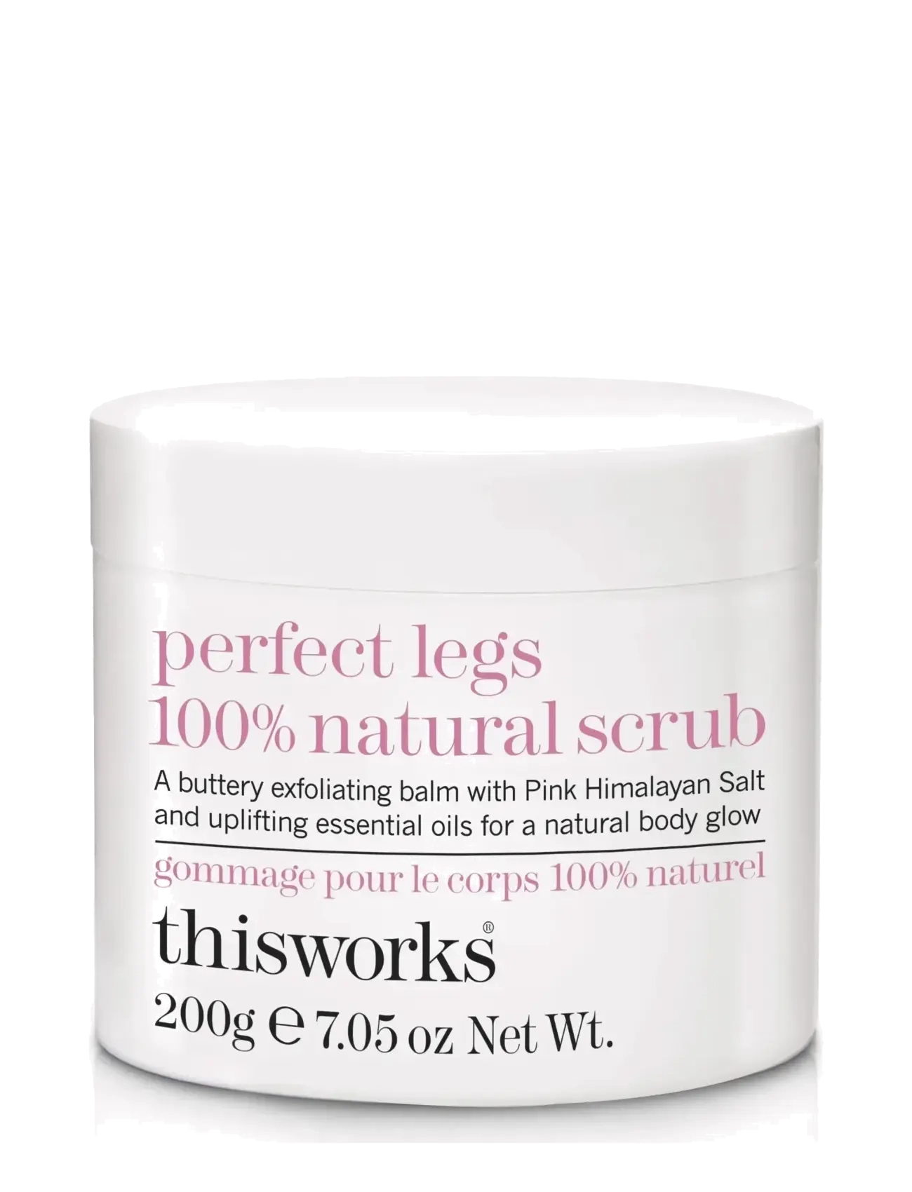 ThisWorks perfect legs 100% natural scrub 200g - Skrubb & badsalt - CLEAR / undefined
