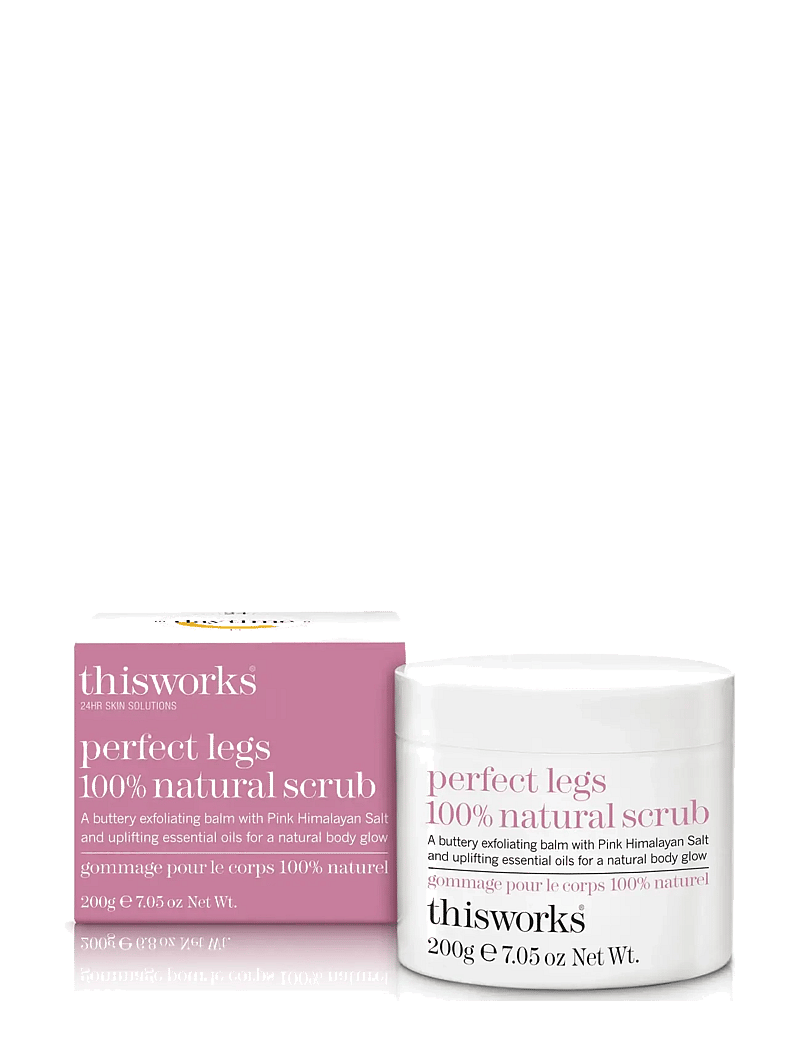 ThisWorks - perfect legs 100% natural scrub 200g - keha koorimine - clear - 1