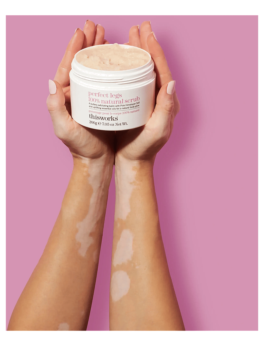 ThisWorks - perfect legs 100% natural scrub 200g - keha koorimine - clear - 4