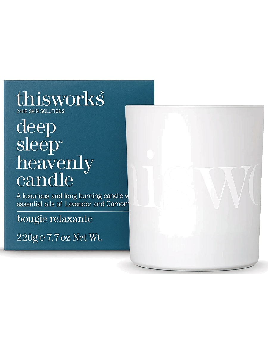 ThisWorks - deep sleep heavenly candle 220gr - clear - 0