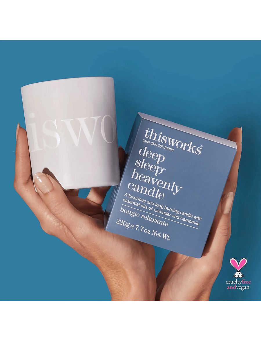 ThisWorks - deep sleep heavenly candle 220gr - clear - 1