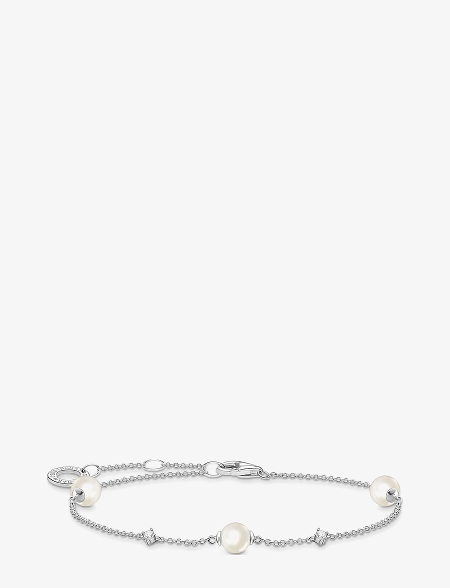 Thomas Sabo - Bracelet Pearls And White Stones - perlearmbånd - silver - 1