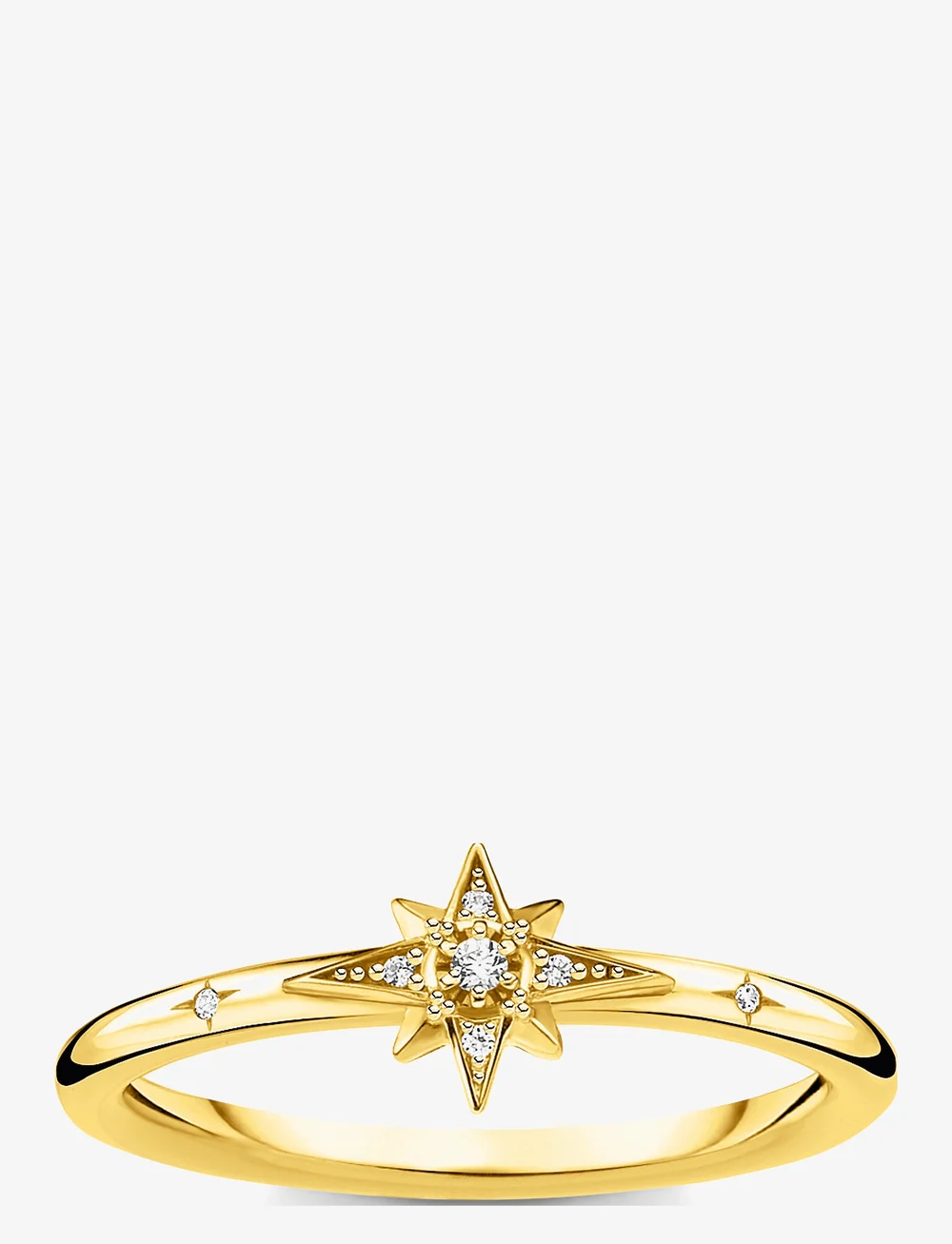 Thomas Sabo - Ring Star With Stones - ringe - gold - 0