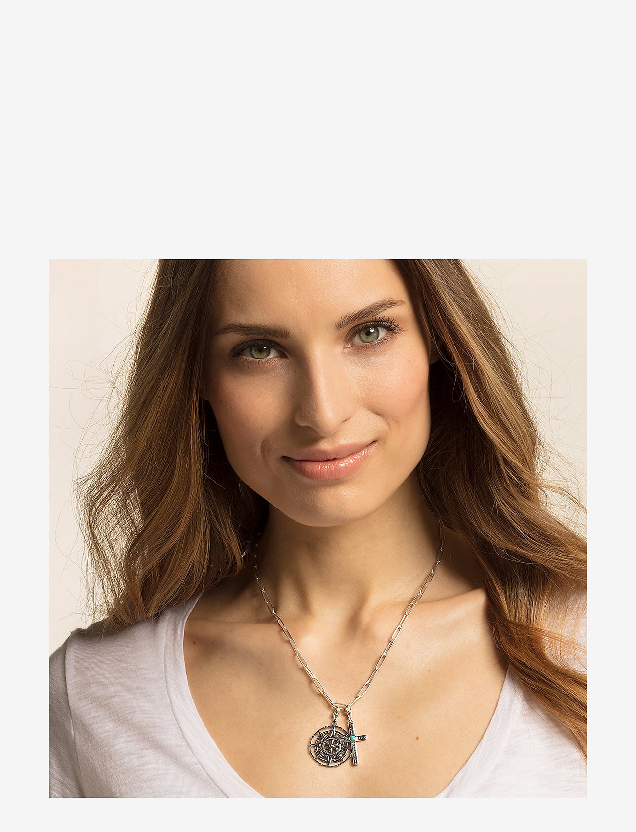 Thomas Sabo - Charm pendant Maya calendar - silver - 1