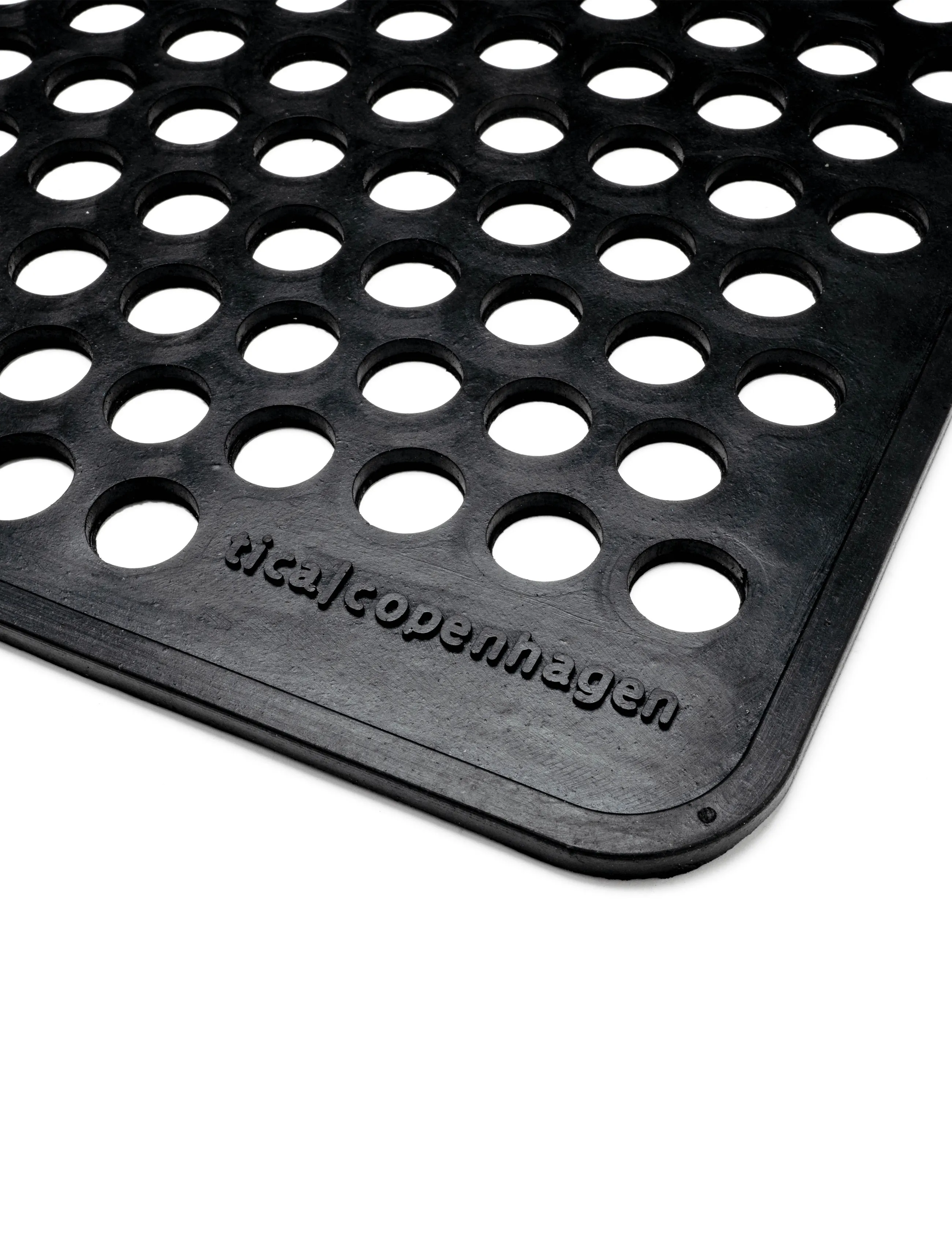 tica copenhagen - Doormat, rubber Dot design 40x60 cm - black - 3