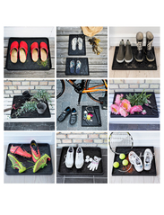 tica copenhagen - Shoe and boot tray rubber, M:48x38x3 cm - zemākās cenas - footwear design - 6