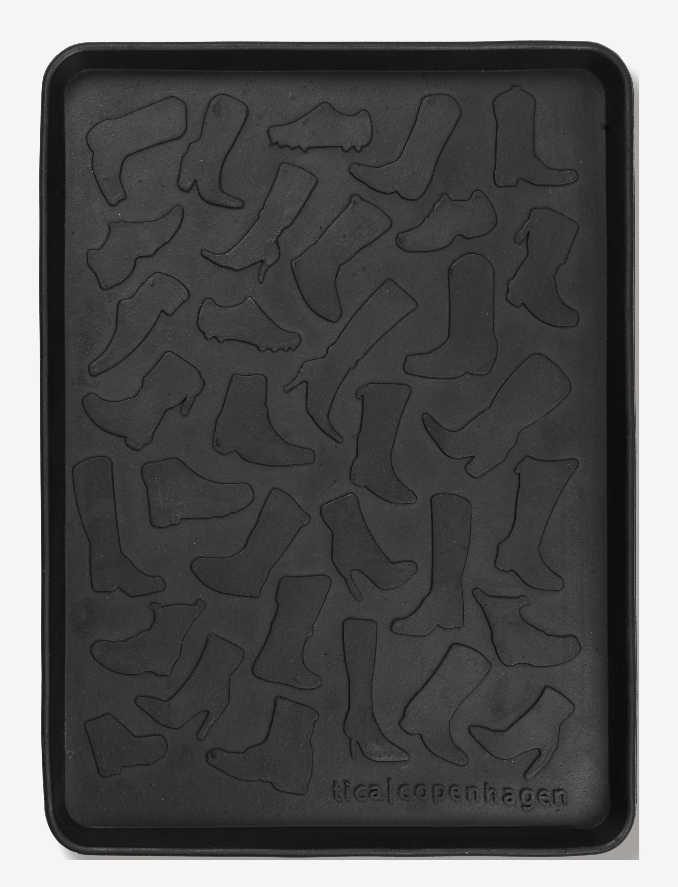 tica copenhagen Shoe and boot tray rubber - tica copenhagen - FOOTWEAR DESIGN / black