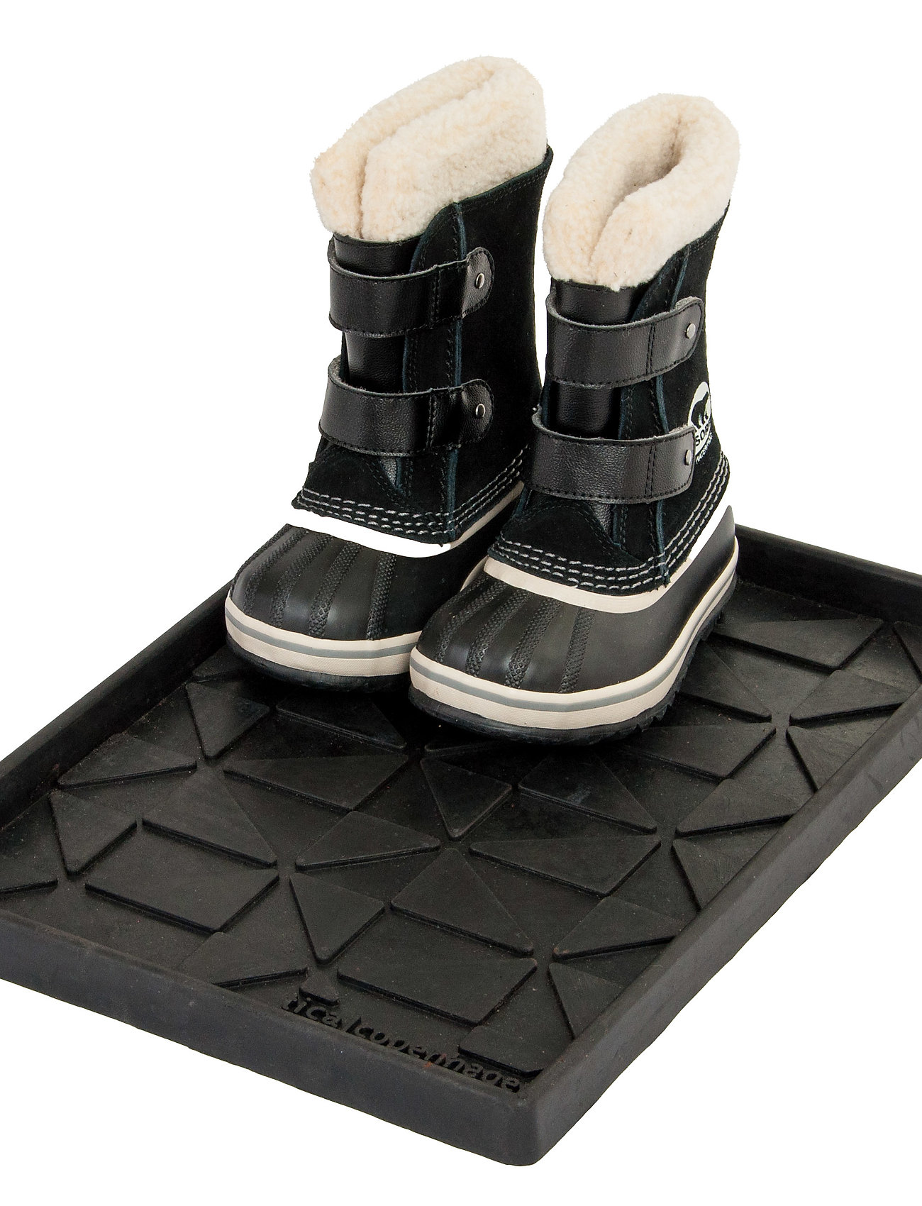 tica copenhagen Shoe And Boot Tray Rubber, L:28 cm, Furniture, Schwarz - Trays, Homeware