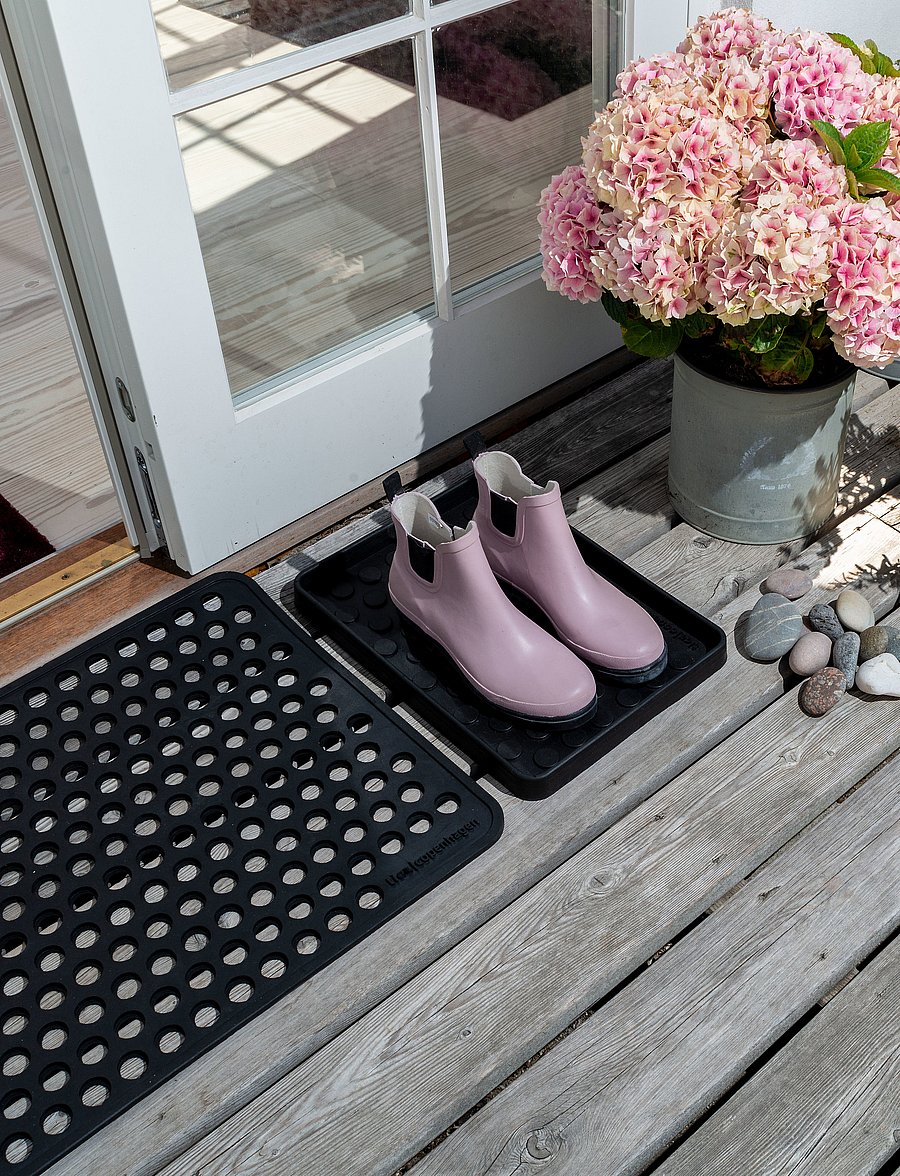 tica copenhagen - Doormat rubber, 75x45 cm - türmatten - dot design - 4