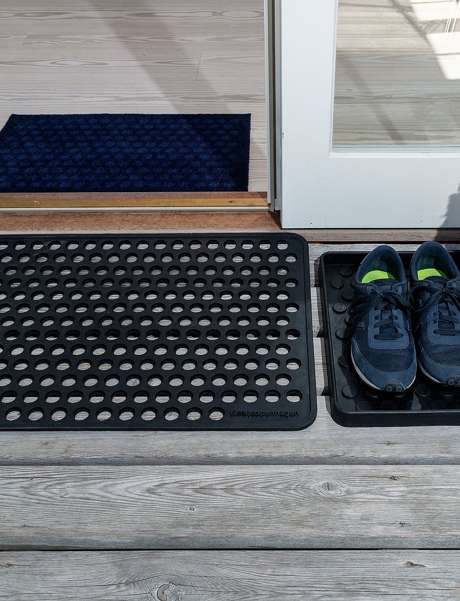 tica copenhagen - Doormat rubber, 75x45 cm - türmatten - dot design - 5