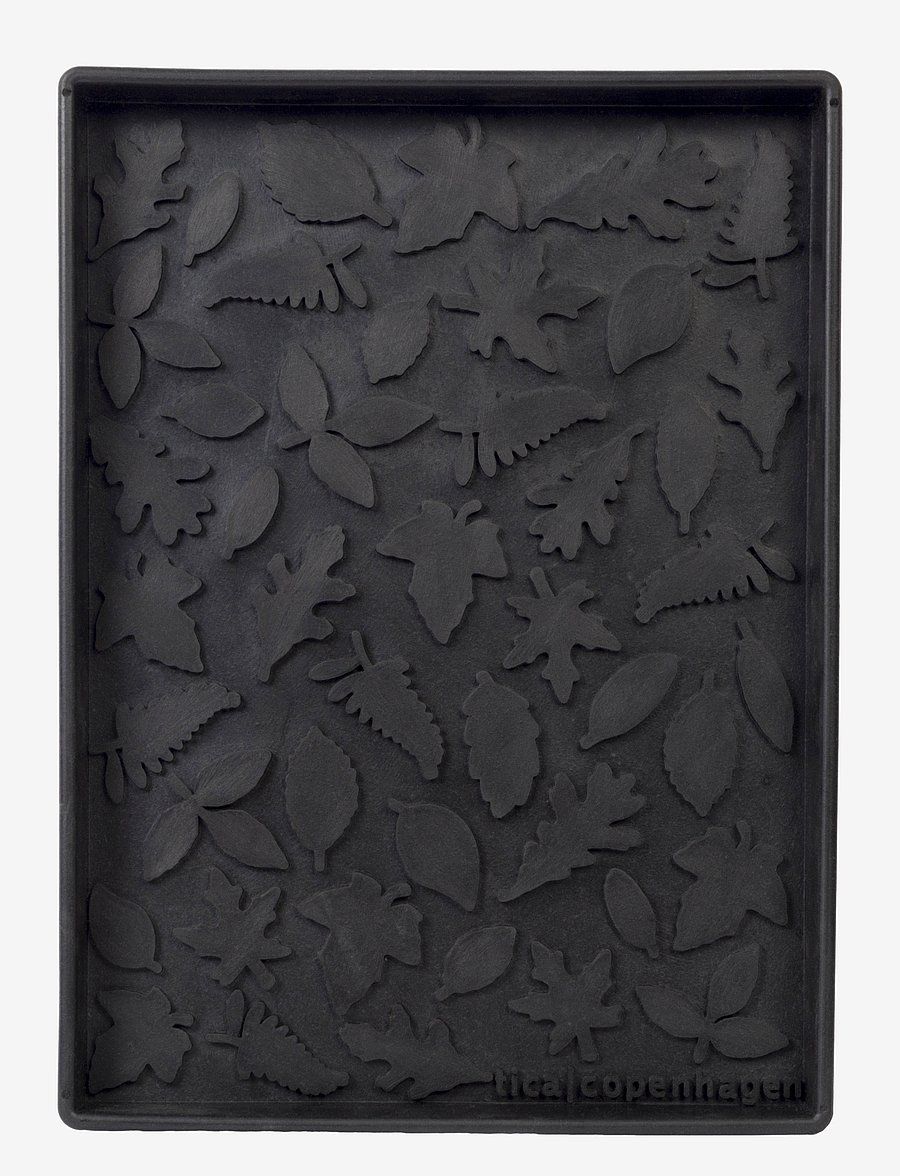 tica copenhagen - Shoe and boot tray rubber - jalatsiriiulid ja kingaalused - leaves design - 1