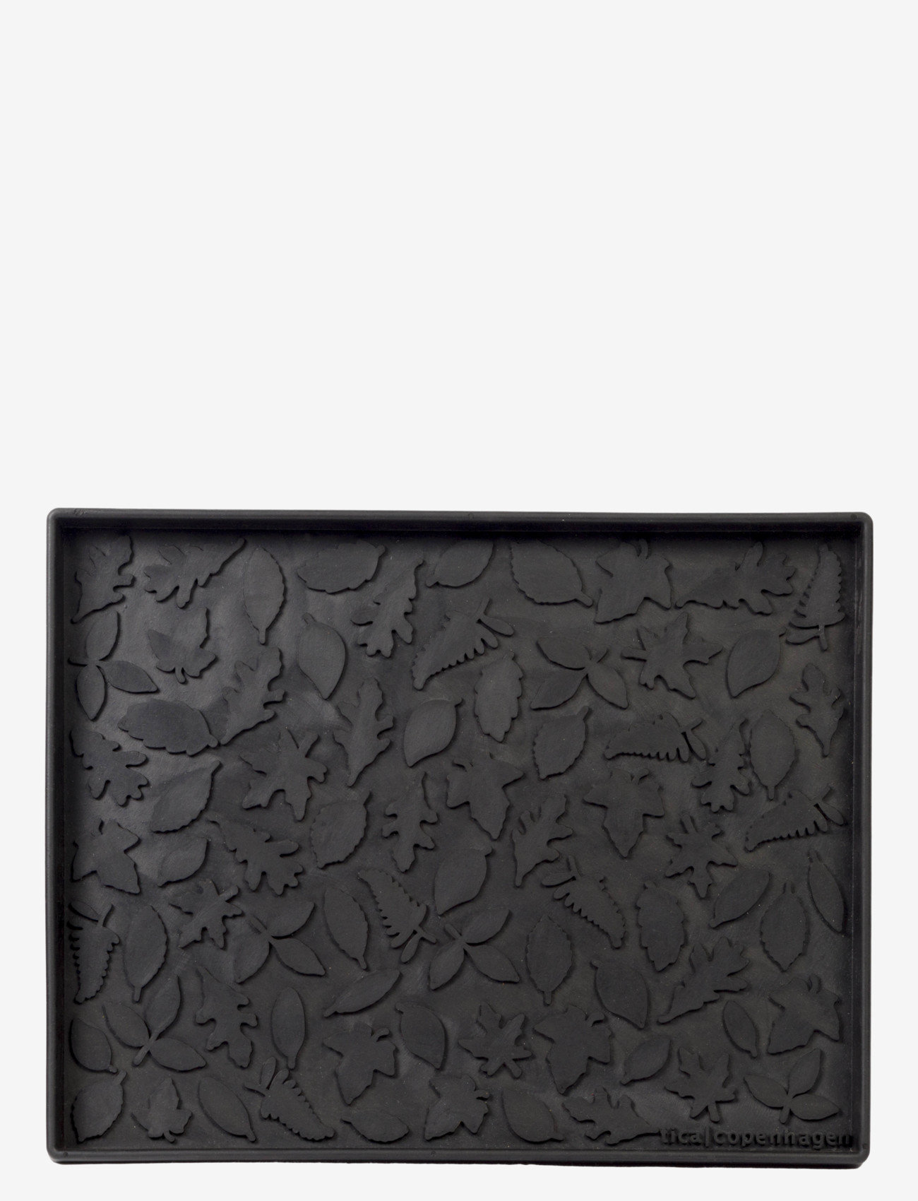 tica copenhagen Shoe and boot tray rubber - Schuhregale und Tabletts - LEAVES DESIGN / black