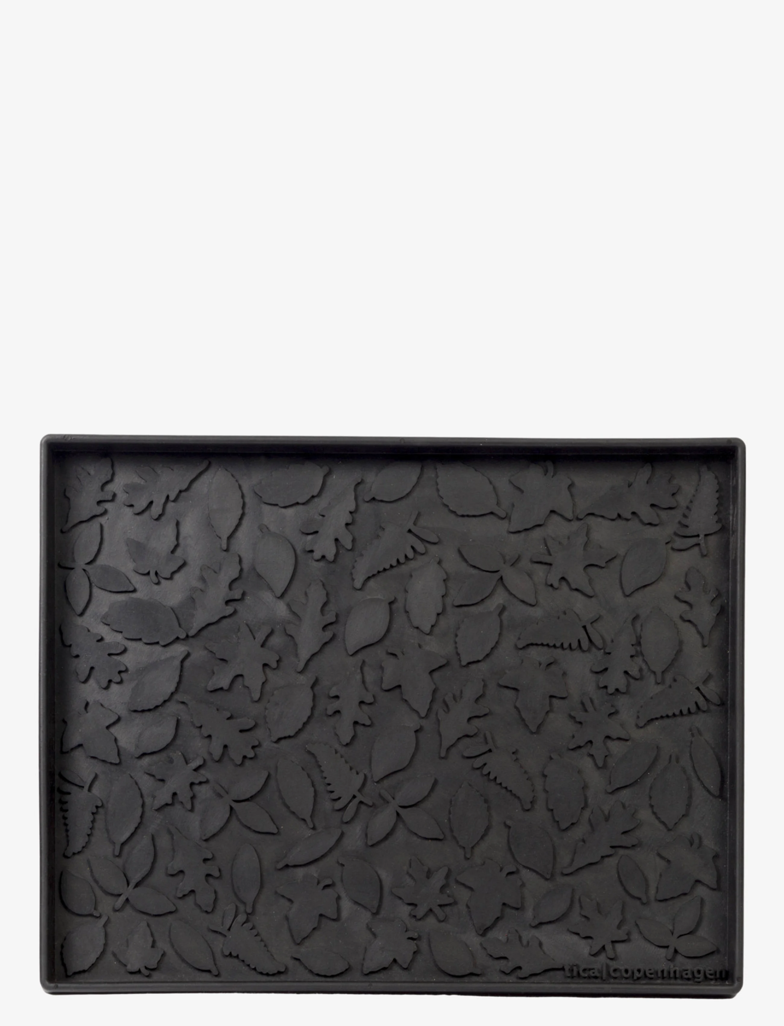 tica copenhagen Shoe and boot tray rubber - Alles anzeigen - LEAVES DESIGN / black